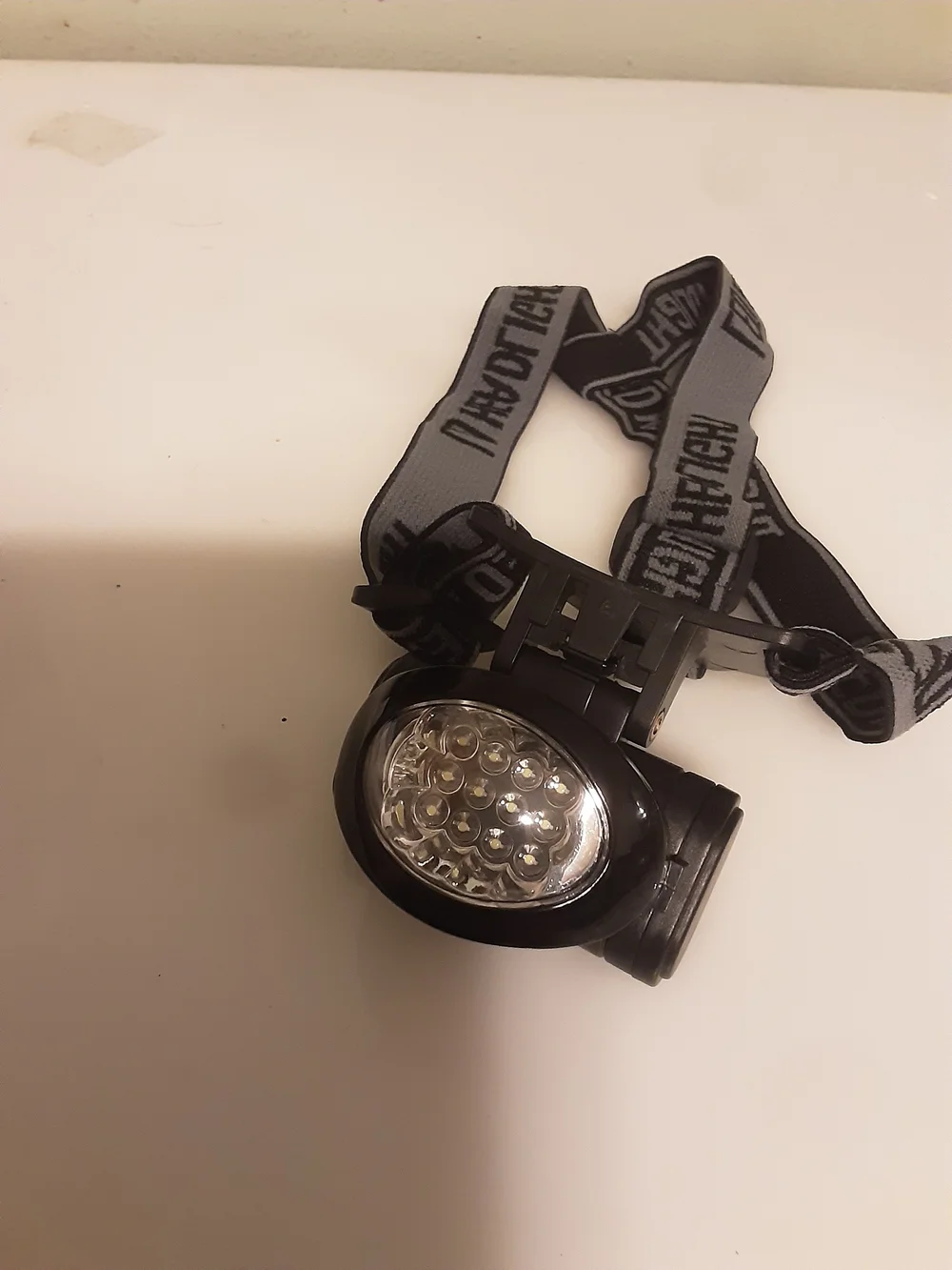 1 Pc Headlamp 12 LED 3 Mode Red Or Black Portable Head Lamp Flashlight (34)